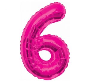 Kaleidoscope Jumbo Number 6 Pink Balloon Party Supplies Decorations Ideas Novelty Gift
