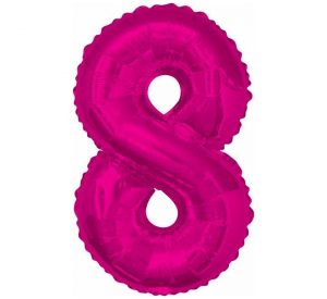 Flexmetal Jumbo Number 8 Pink Balloon Party Supplies Decorations Ideas Novelty Gift