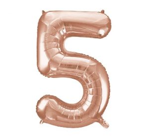 Unique Jumbo Number 5 Rose Gold Balloon Party Supplies Decorations Ideas Novelty Gift