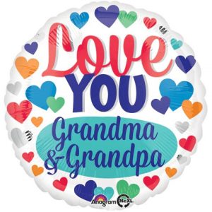 Love You Grandma And Grandpa Balloon Party Supplies Decoration Ideas Novelty Gift 33831