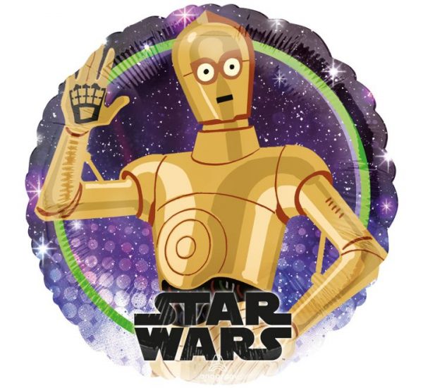 Star Wars Galaxy C3P0 Balloon Party Supplies Decorations Ideas Novelty Gift
