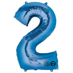 Anagram Jumbo Number 2 Blue Balloon Party Supplies Decorations Ideas Novelty Gift