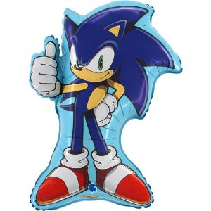 Sonic The Hedgehog Shape Balloon Party Supplies Decorations Ideas Novelty Gift