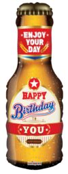 36in Shape Happy Birthday Beer Bottle Balloon Party Supplies Decorations Ideas Novelty Gift 15459-36
