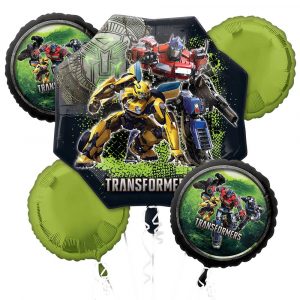 Transformers 5-Balloon Bouquet Party Supplies Decorations Ideas Novelty Gift 46288