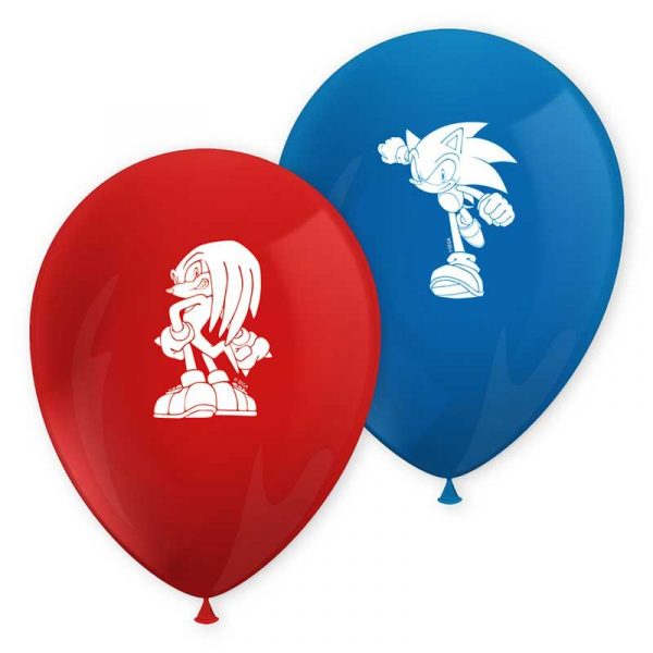 Sonic The Hedgehog 9in Latex Balloons Party Supplies Decorations Ideas Novelty Gift
