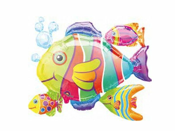 Tropical Fish 30in Shape Balloon Party Supplies Decorations Ideas Novelty Gift 07647