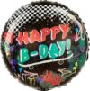 Happy Birthday Skater 18in Balloon Party Supplies Decorations Ideas Novelty Gift 43042