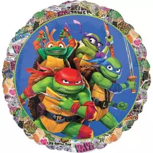 TMNT Ninja Turtles 18in Balloon Party Supplies Decoration Ideas Novelty Gift 46272