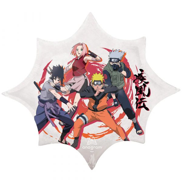 Naruto 35in Shape Balloon Party Supplies Decorations Ideas Novelty Gift 46597