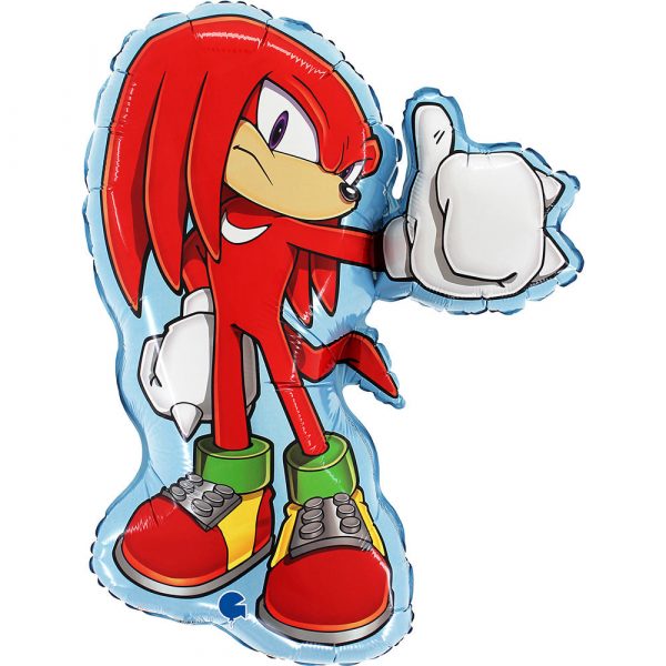 Sonic Knuckles 30in Shape Balloon Party Supplies Decorations Ideas Novelty Gift L266