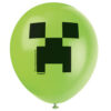 Minecraft 12in Latex Balloons Balloon Party Supplies Decorations Ideas Novelty Gift 79415