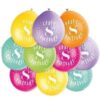 10pcs 8th Birthday Colourful Latex Balloons Party Supplies Decorations Ideas Novelty Gift 56042
