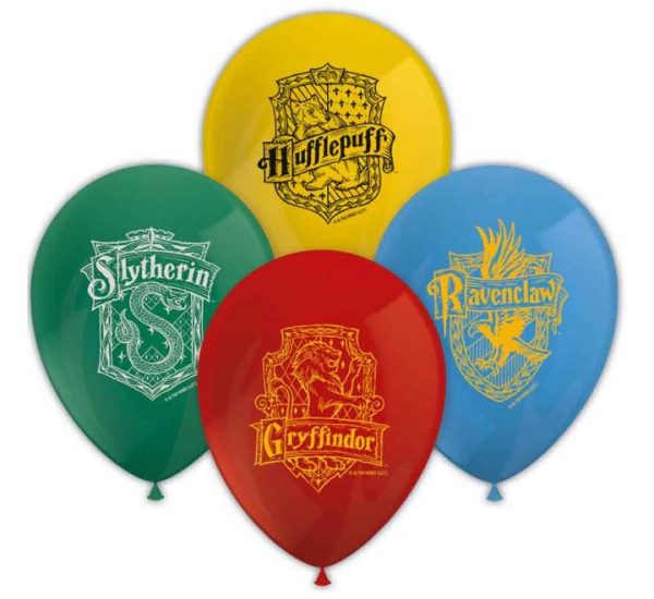 8 Pcs Harry Potter Houses 10in Latex Balloons Party Supplies Decorations Ideas Novelty Gift 933732