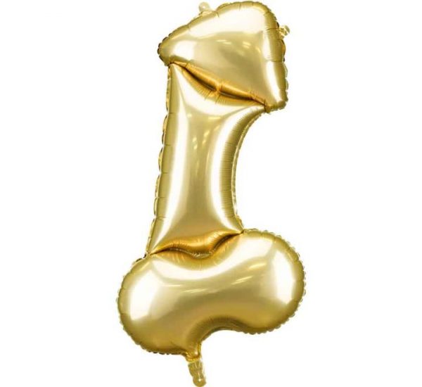 Gold Willy 44in Shape Balloon Party Supplies Decoration Ideas Novelty Gift FB221-019