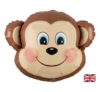 Cute Monkey Head 25in Shape Balloon Party Supplies Decorations Ideas Novelty Gift