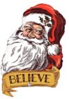 Vintage Santa 35in Shape Balloon Party Supplies Decorations Ideas Novelty Gift 35738