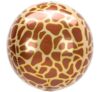 Giraffe Animal Print 16in Orbz Balloon Party Supplies Decorations Ideas Novelty Gift 42108