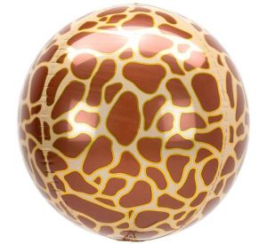 Giraffe Animal Print 16in Orbz Balloon Party Supplies Decorations Ideas Novelty Gift 42108