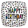 Rainbow Leopard Print Birthday 18in Balloon Party Supplies Decorations Ideas Novelty Gift 41306