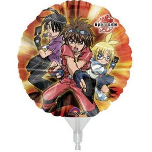 3-Pack Air Fill Bakugan Balloons Party Supplies Decorations Ideas Novelty Gift 19813