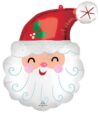 Santa Face 27in Shape Balloon Party Supplies Decorations Ideas Novelty Gift 43342