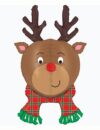 Reindeer Head 3D 35in Shape Balloon Party Supplies Decorations Ideas Novelty Gift 35391