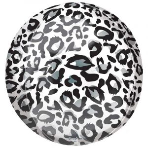 Snow Leopard Animal Print 16in Orbz Balloon Party Supplies Decorations Ideas Novelty Gift 42413