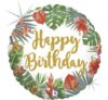 Tropical Flowers Birthday 18in Balloon Party Supplies Decorations Ideas Novelty Gift 36805