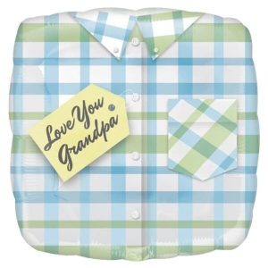 Love You Grandpa Shirt 18in Balloon Party Supplies Decorations Ideas Novelty Gift 15335