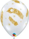 Peacock 11in Latex Balloons Party Supplies Decorations Ideas Novelty Gift 98222