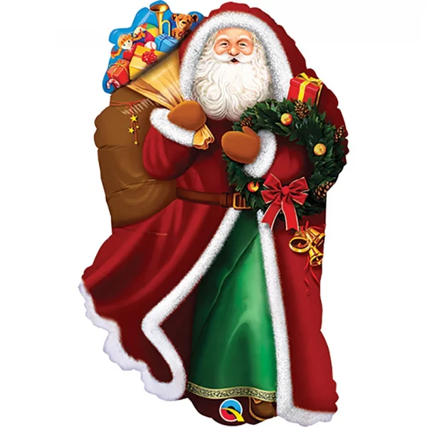 Father Christmas 31in Shape Balloon Party Supplies Decorations Ideas Novelty Gift 15563
