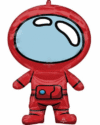 Red Space Man Imposter 30in Shape Balloon Party Supplies Decorations Ideas Novelty Gift 43617