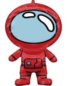 Red Space Man Imposter 30in Shape Balloon Party Supplies Decorations Ideas Novelty Gift 43617