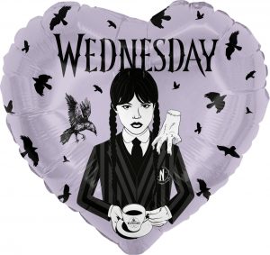 Wednesday Addams 18in Balloon Party Supplies Decoration Ideas Novelty Gift 132H2100633-61786