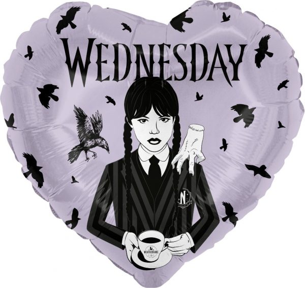 Wednesday Addams 18in Balloon Party Supplies Decoration Ideas Novelty Gift 132H2100633-61786