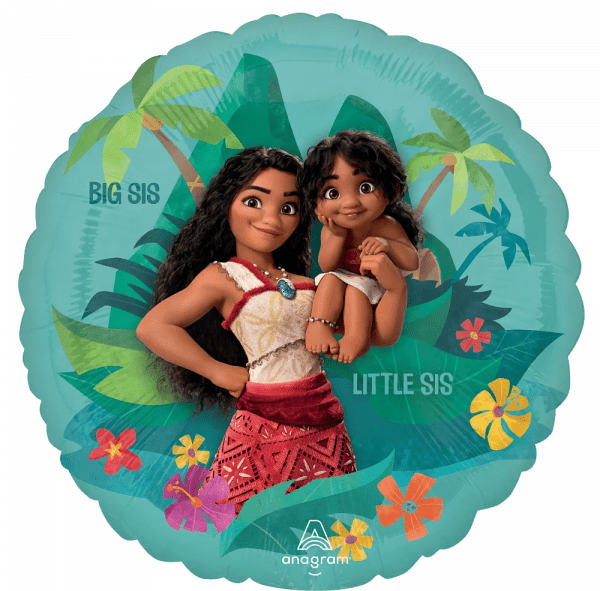 Moana 2 Sis 18in Balloon Party Supplies Decorations Ideas Novelty Gift 48515