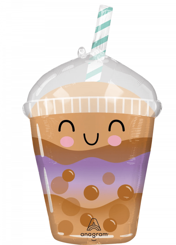 Bubble Boba Tea 29in Shape Balloon Party Supplies Decorations Ideas Novelty Gift 47915