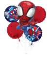 Spider-Man Spidey Balloon Bouquet Party Supplies Decorations Ideas Novelty Gift 48418