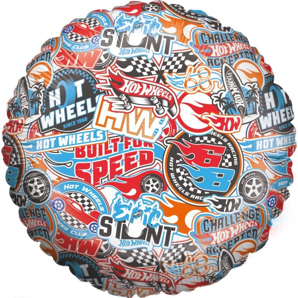Hot Wheels Logos 18in Balloon Party Supplies Decorations Ideas Novelty Gift 651961