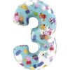 Peppa Pig Jumbo Number 3 Balloon Party Supplies Decorations Ideas Novelty Gift L253