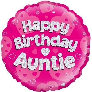 Happy Birthday Auntie Balloon Party Supplies Decorations Ideas Novelty Gift 229493