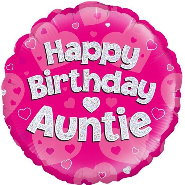 Happy Birthday Auntie Balloon Party Supplies Decorations Ideas Novelty Gift 229493
